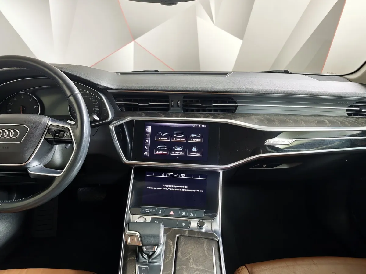Audi A6 55 TFSI S tronic quattro (340 л.с.) Sport Черный в АВИЛОН. Слайд №15