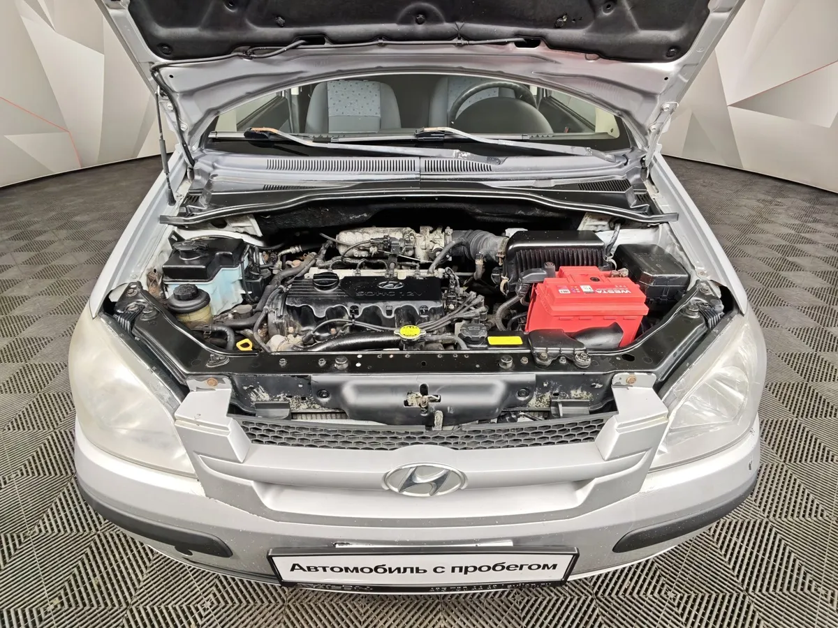 Hyundai Getz 1.3 AT (82 л.с.) Серебристый в АВИЛОН. Слайд №10