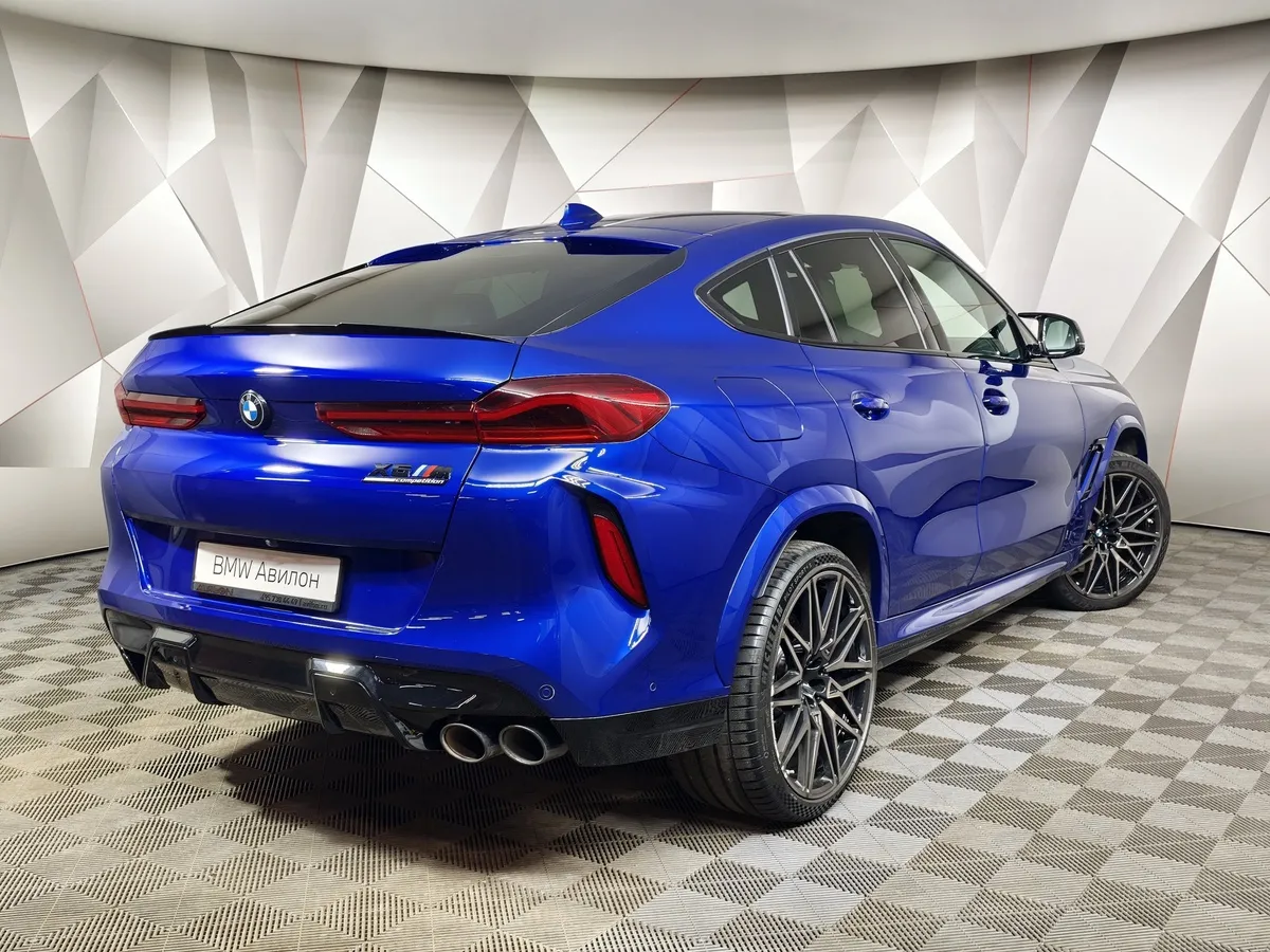 BMW X6 M 4.4 xDrive (625 л.с.) Competition Синий в АВИЛОН. Слайд №2