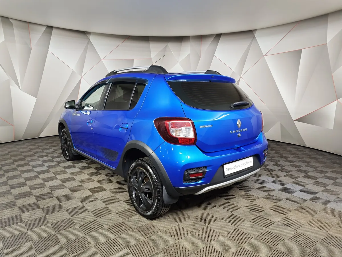 Renault Sandero 1.6 AT (103 л.с.) Stepway Синий в АВИЛОН. Слайд №4