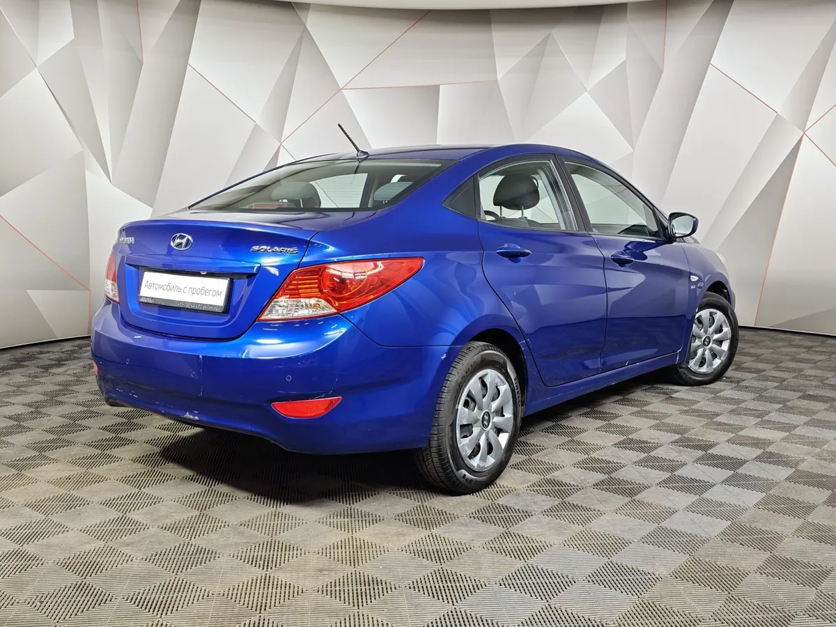 Hyundai Solaris 1.6 AT (123 л.с.) Comfort Синий в АВИЛОН. Слайд №2
