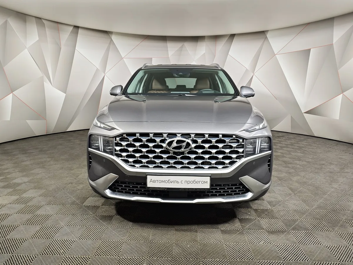 Hyundai Santa Fe 2.2 CRDi AWD 8AT (200 л.с.) High-Tech Серый в АВИЛОН. Слайд №7