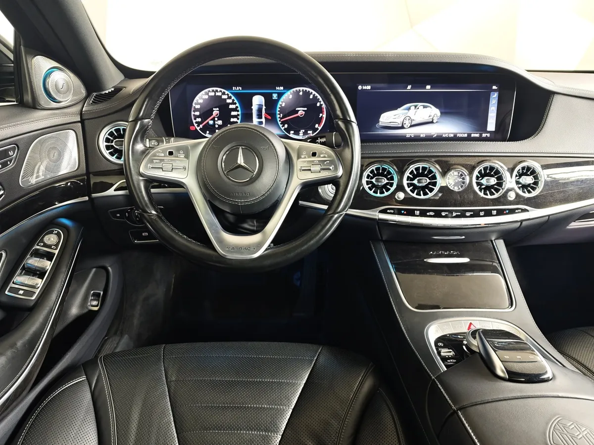 Mercedes-Benz S-Класс S 450 9G-Tronic 4Matic (367 л.с.) Черный в АВИЛОН. Слайд №20
