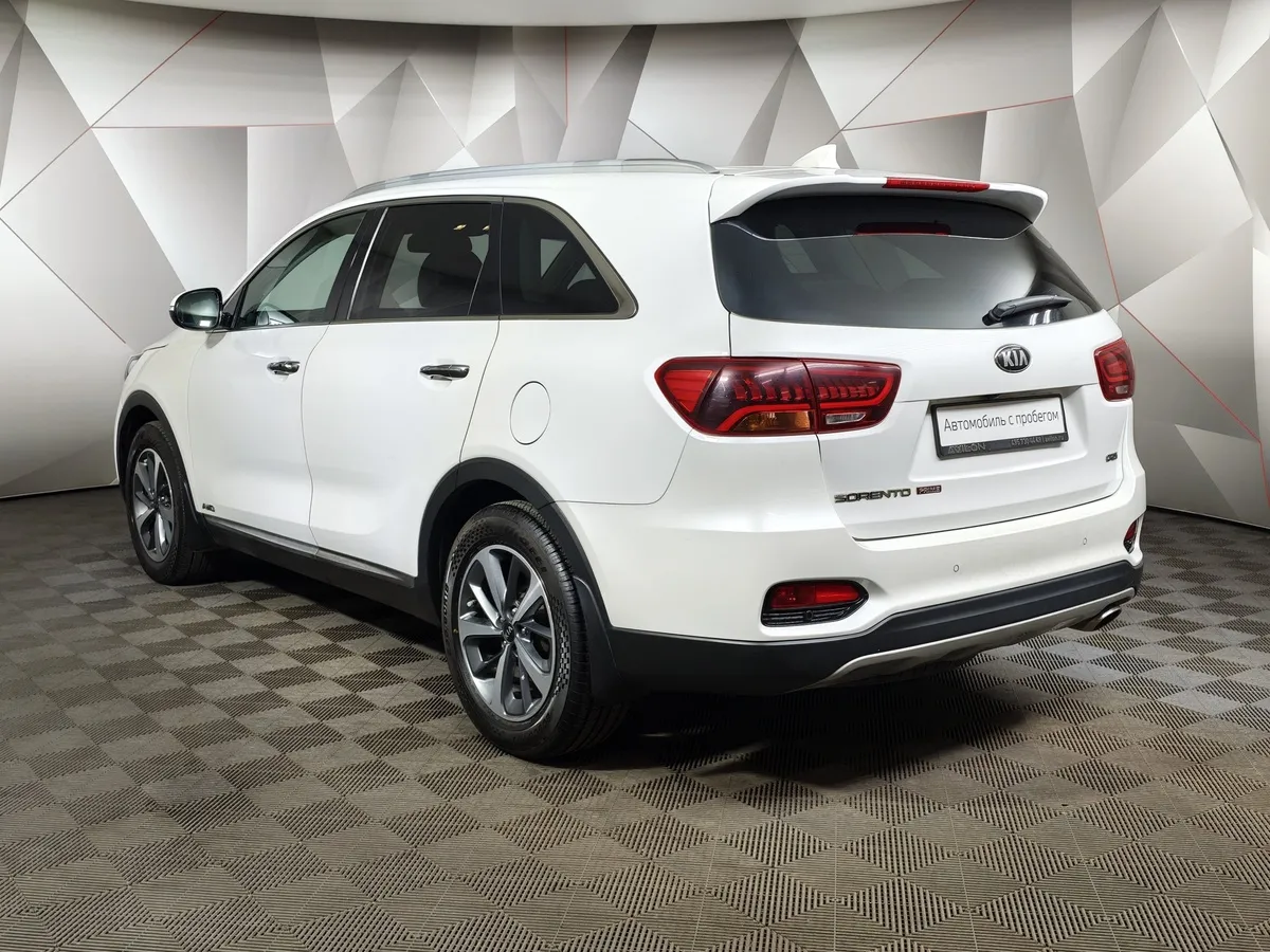 Kia Sorento 2.2 D AT AWD (5 мест) (200 л.с.) Prestige Белый в АВИЛОН. Слайд №4