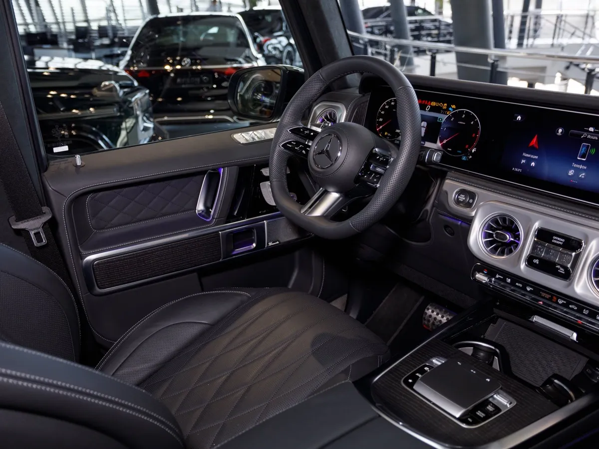 Mercedes-Benz G-Класс 450 D 3.0 9G-TRONIC 4Matic (367 л.с.) Черный в АВИЛОН. Слайд №12