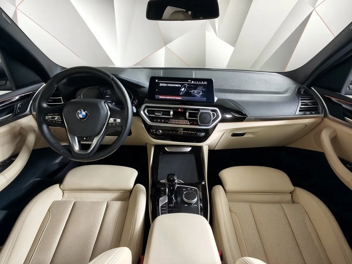 BMW X3 xDrive20d AT (190 л.с.) Lifestyle Серый в АВИЛОН. Слайд №11