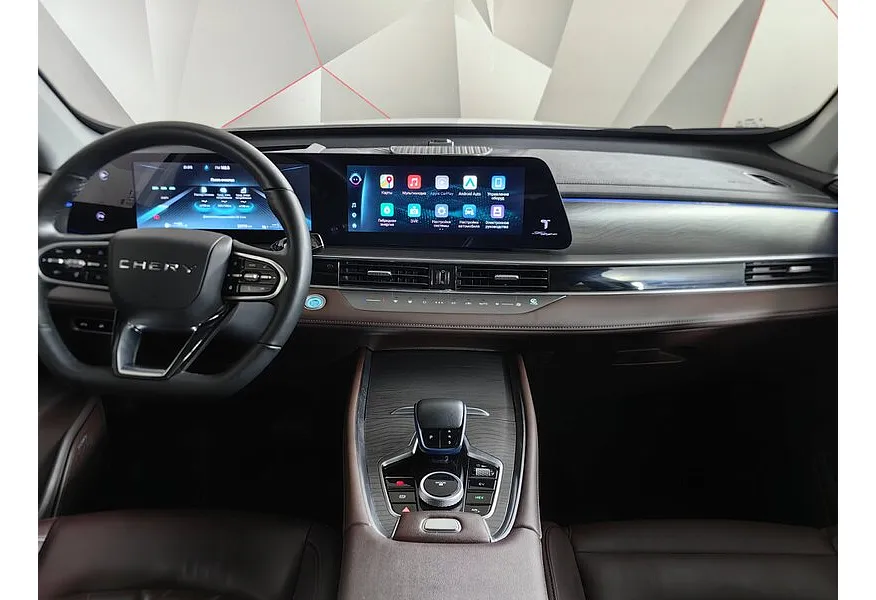 Chery Tiggo 8 Pro Hybrid 1.5T DHT 2WD (235 л.с.) Ultimate Белый в АВИЛОН. Слайд №14