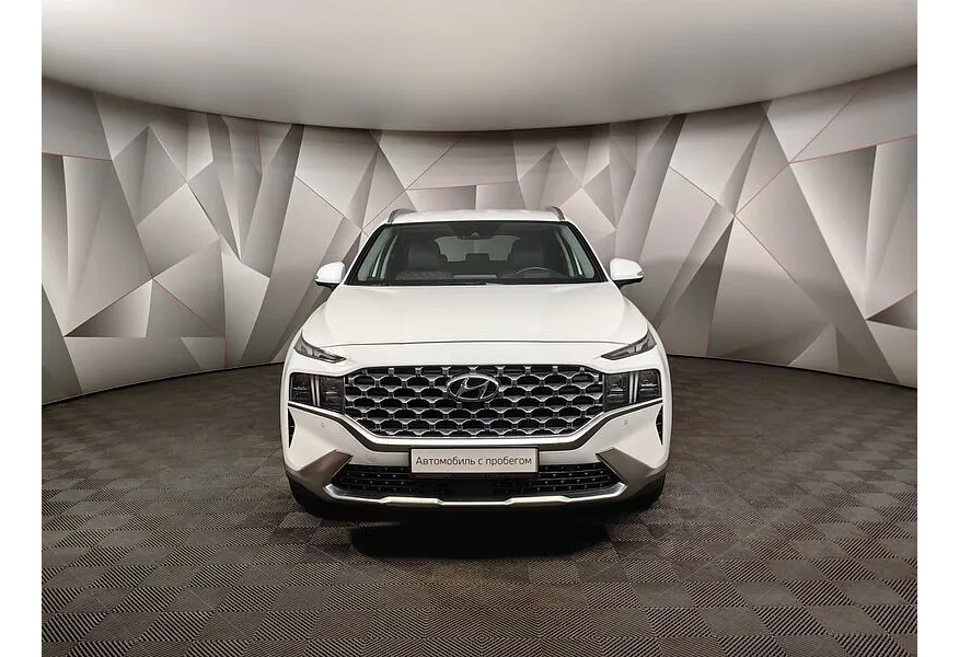 Hyundai Santa Fe 2.2 CRDi AWD 8AT (200 л.с.) High-Tech Белый в АВИЛОН. Слайд №7