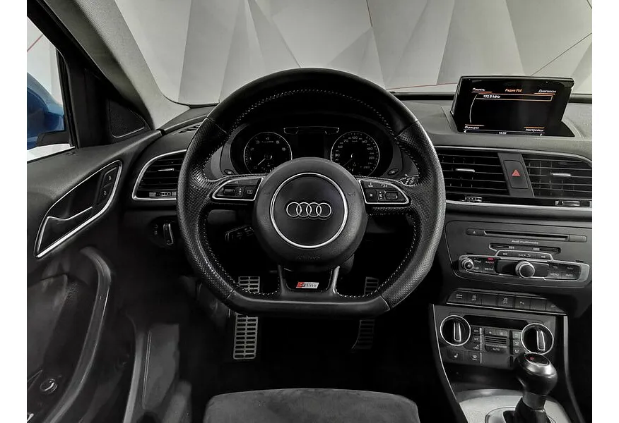 Audi Q3 2.0 TFSI S-tronic quattro (180 л.с.) Sport Голубой в АВИЛОН. Слайд №20