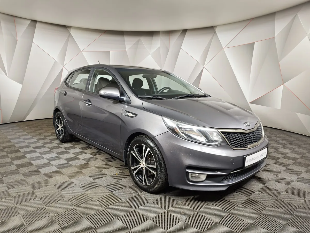 Kia Rio 1.6 AT (123 л.с.) Серый в АВИЛОН. Слайд №3