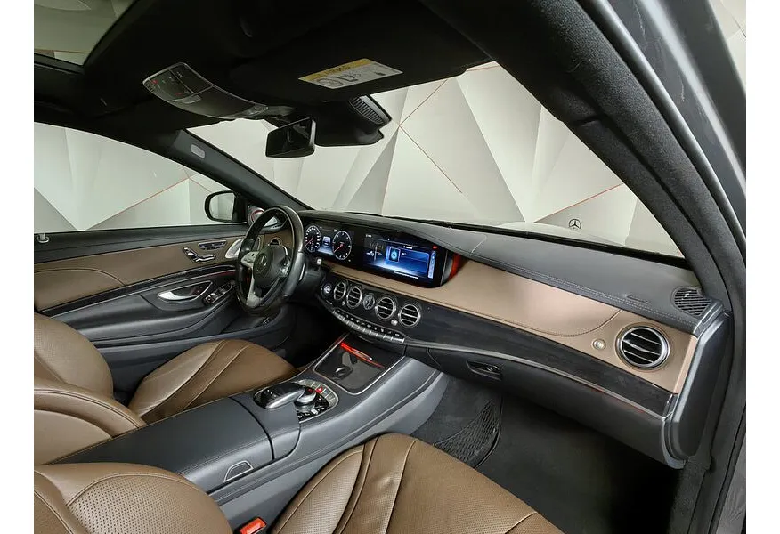 Mercedes-Benz S-Класс S 350 d 9G-Tronic 4Matic длинная база (249 л.с.) Серый в АВИЛОН. Слайд №13