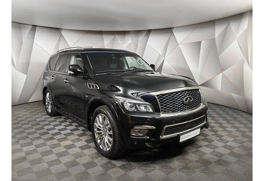 Infiniti QX80 5.6 АТ AWD (405 л.с.) Черный в АВИЛОН. Слайд №3