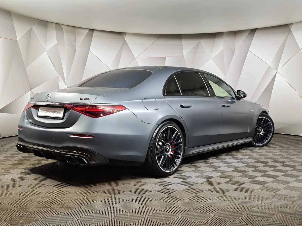Mercedes-Benz S-Класс AMG S 63 9G-Tronic 4Matic (802 л.с.) E Performance Серый в АВИЛОН. Слайд №2
