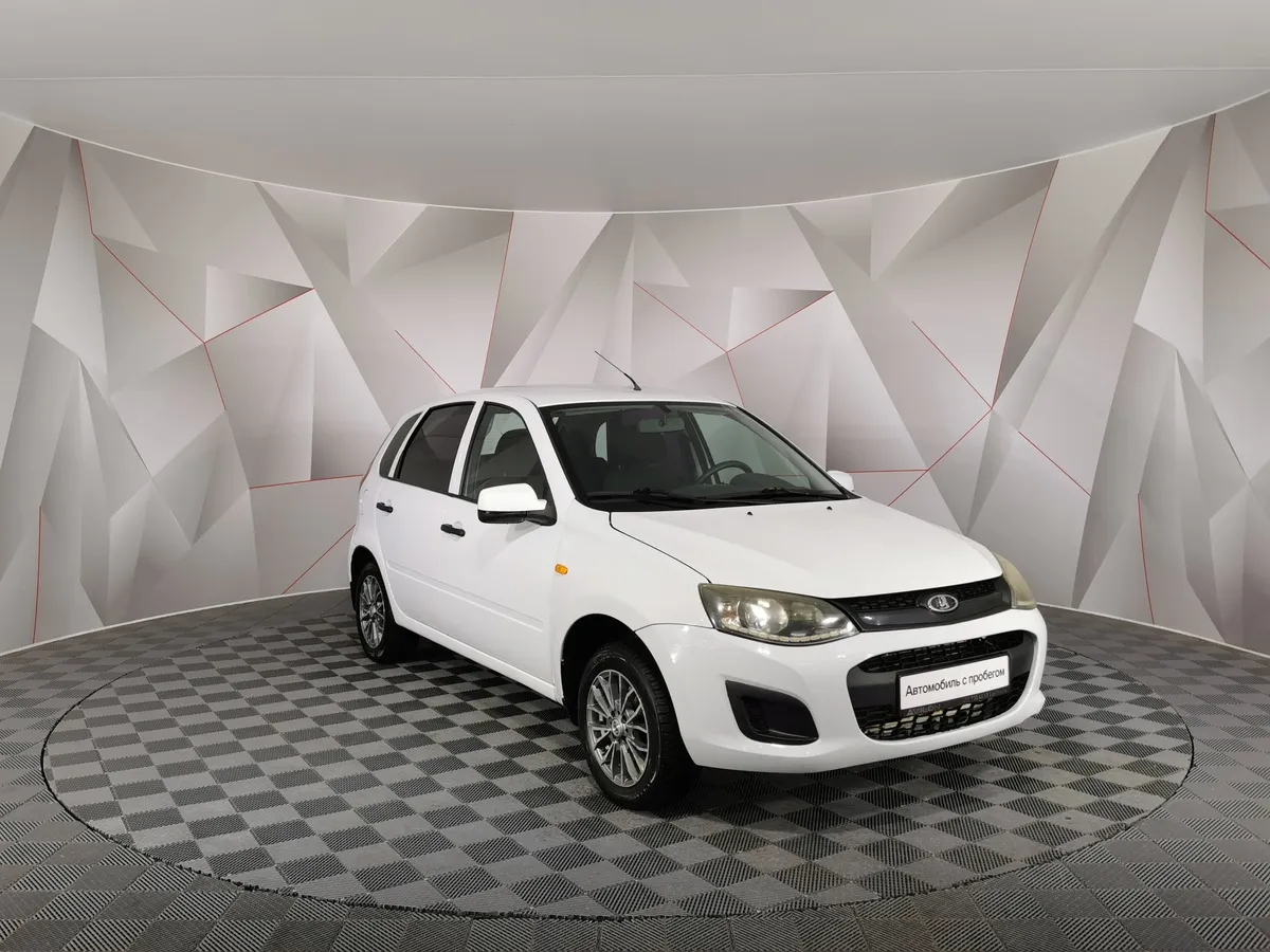 ВАЗ (Lada) Kalina 1.6 MT 8кл (87 л.с.) Белый в АВИЛОН. Слайд №3