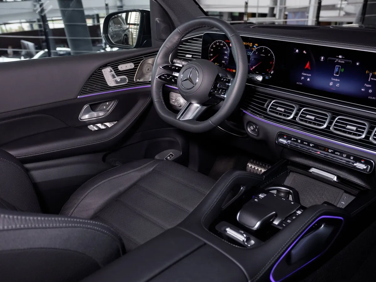 Mercedes-Benz GLS 450 d 9G-TRONIC 4Matic (367 л.с.) Черный в АВИЛОН. Слайд №14