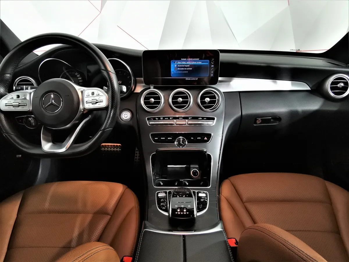 Mercedes-Benz C-Класс C 180 9G-TRONIC (150 л.с.) Sport Черный в АВИЛОН. Слайд №13