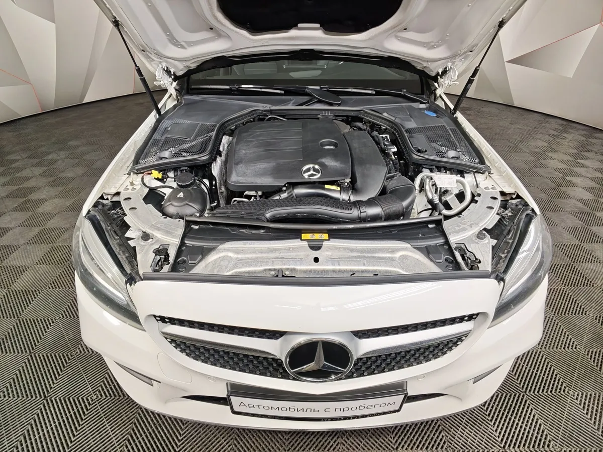 Mercedes-Benz C-Класс C 180 9G-Tronic (150 л.с.) Белый в АВИЛОН. Слайд №11