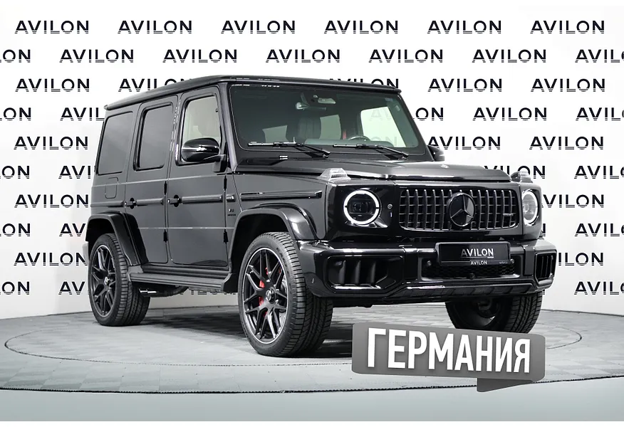 Mercedes-Benz G-Класс G 63 AMG Speedshift 4Matic (585 л.с.) Черный в АВИЛОН. Слайд №2