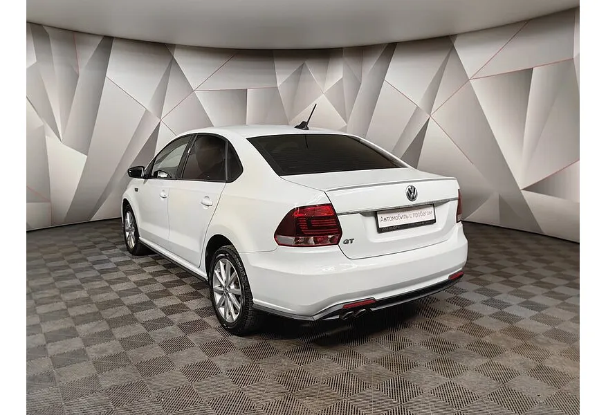 Volkswagen Polo 1.6 MPI AT (110 л.с.) Drive Белый в АВИЛОН. Слайд №4