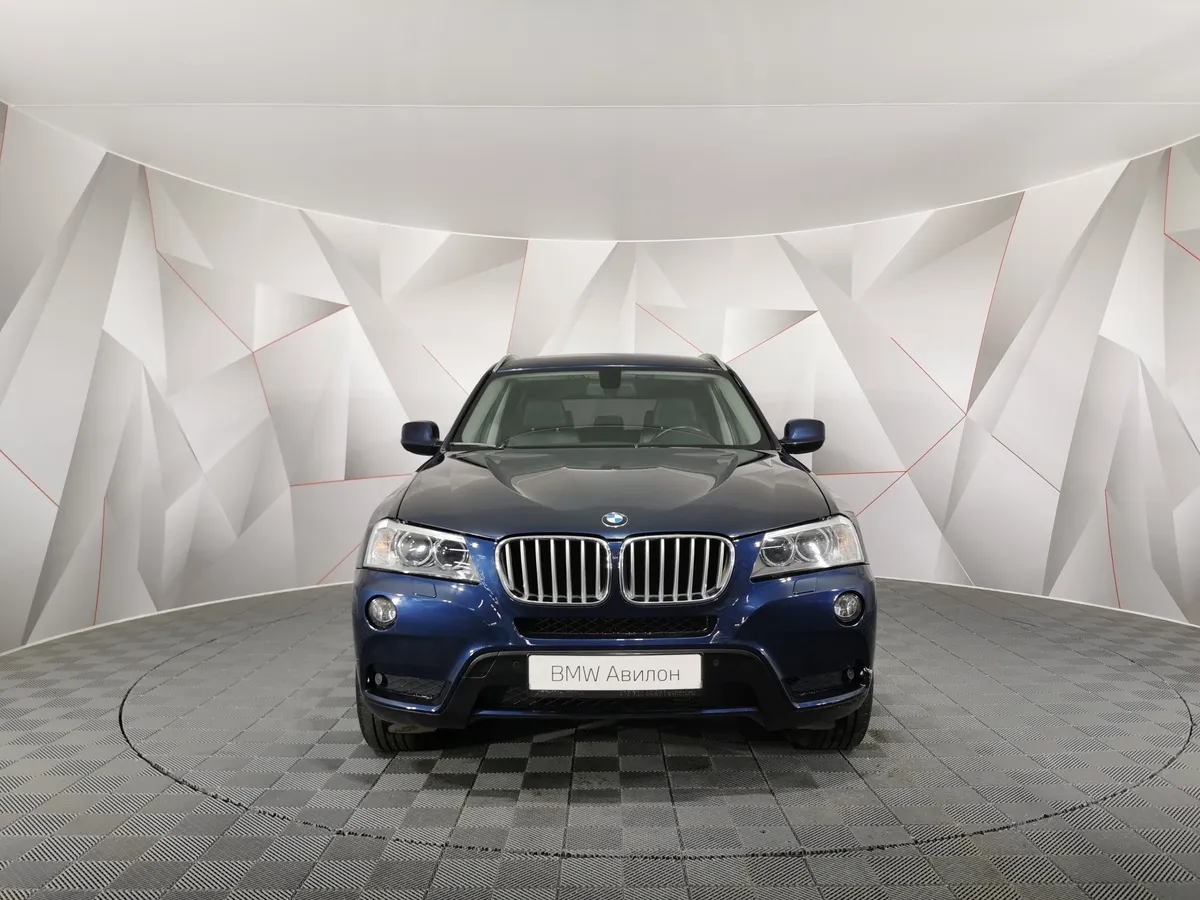 BMW X3 xDrive28i AT (245 л.с.) Синий в АВИЛОН. Слайд №3