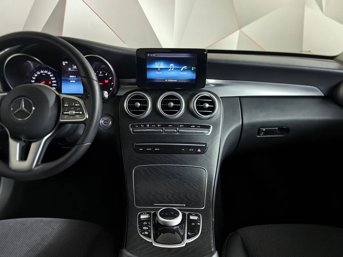 Mercedes-Benz C-Класс C 180 9G-TRONIC (150 л.с.) Avantgarde Черный в АВИЛОН. Слайд №15