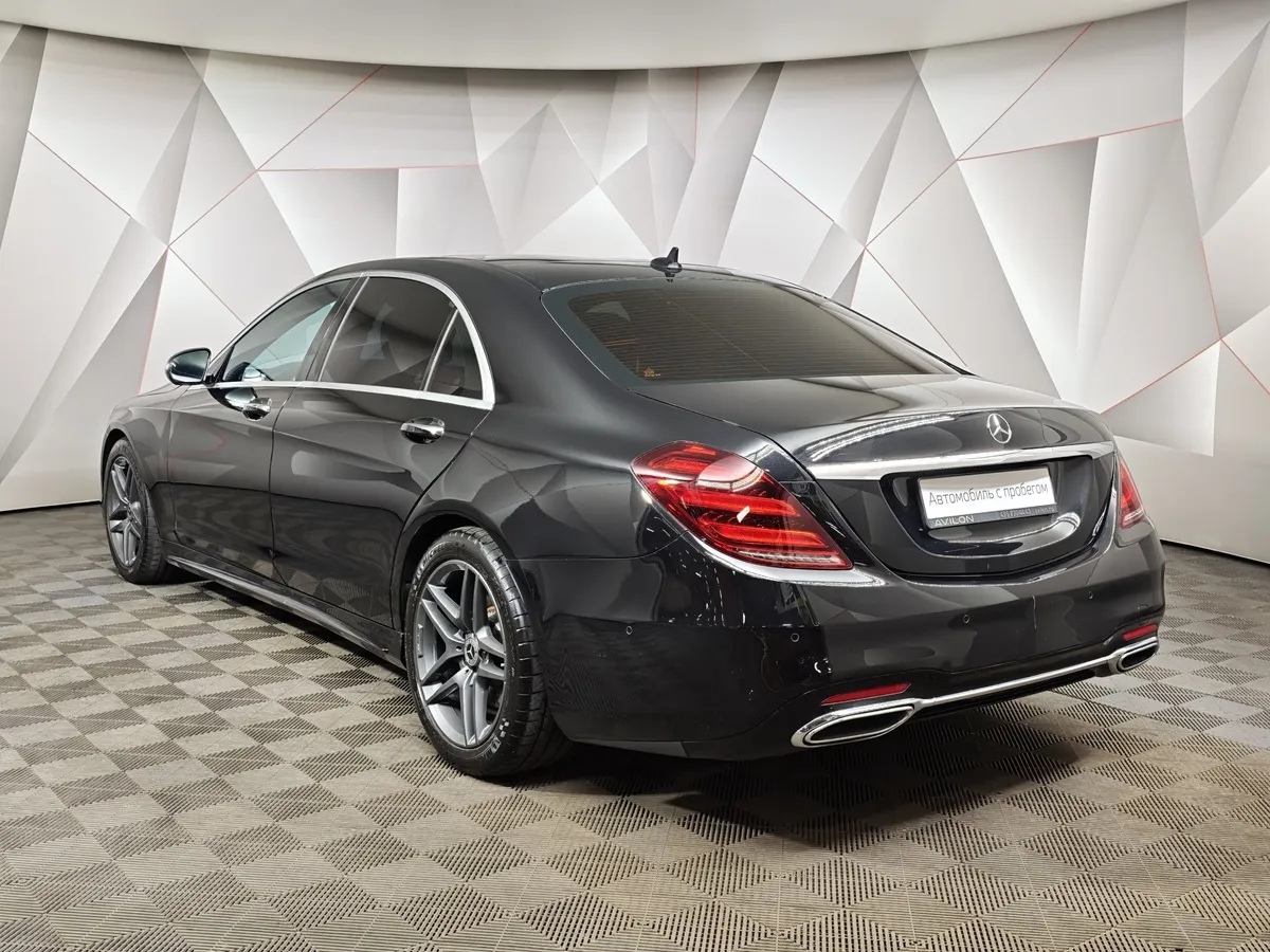 Mercedes-Benz S-Класс S 350 d 9G-Tronic 4Matic длинная база (249 л.с.) Черный в АВИЛОН. Слайд №4