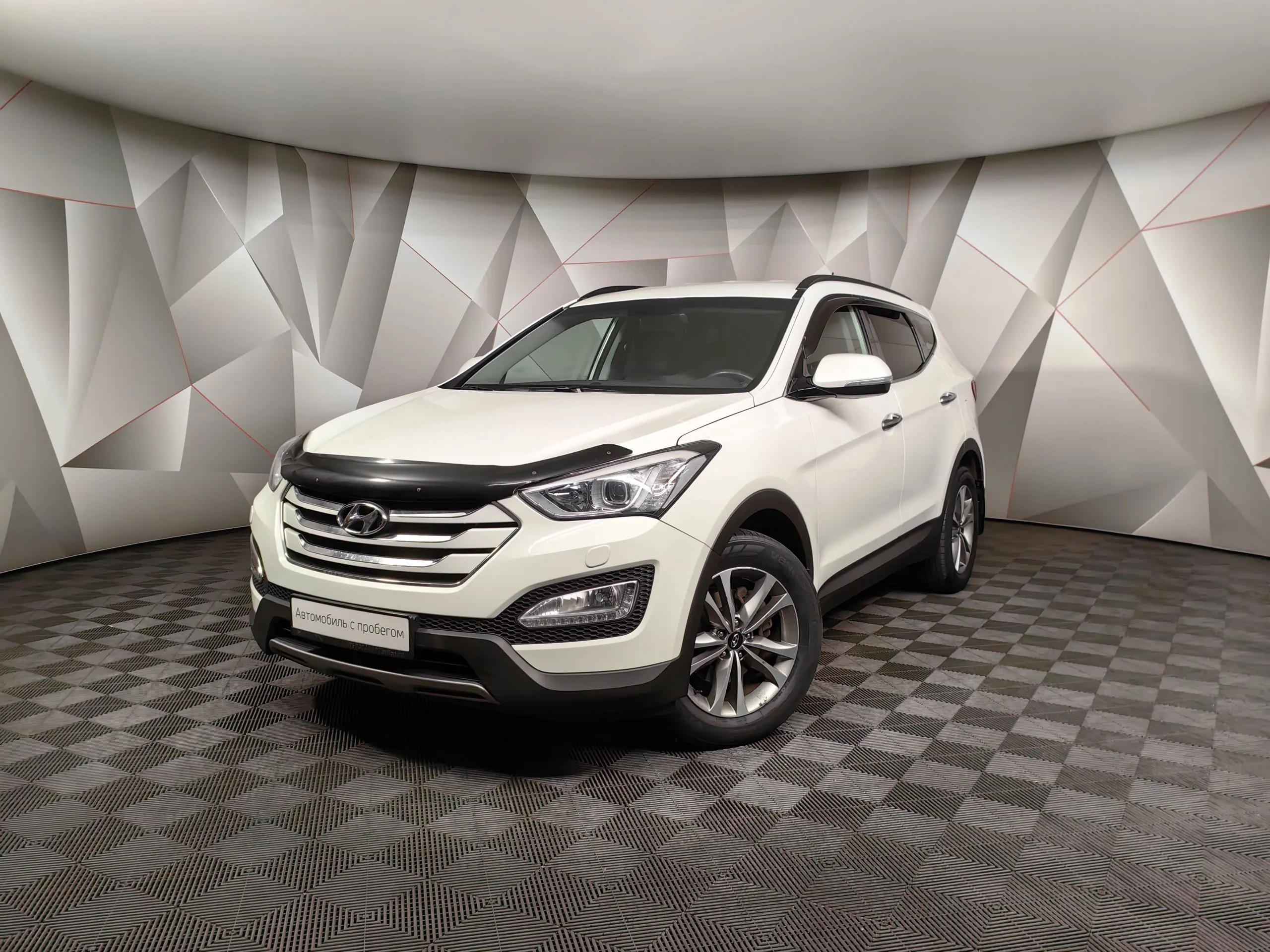 Hyundai Santa Fe 2.4 AT 4WD (175 л.с.) Sport Белый в Москве № ТИ-UY41260.  Купить Hyundai Santa Fe III (DM) Автомат Бензиновый с пробегом 79646 км.  Цена 2429000