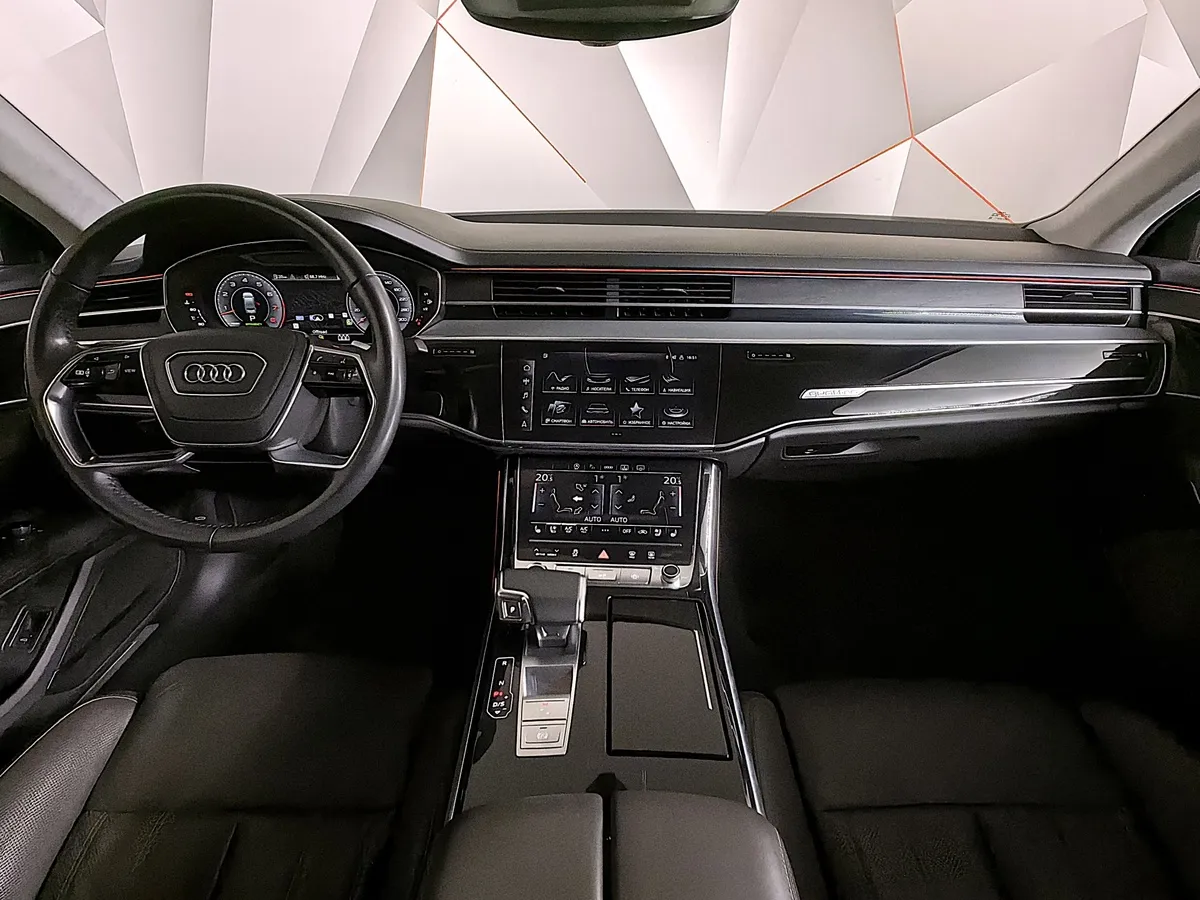 Audi A8 3.0 TFSI L tiptronic quattro (340 л.с.) Черный в АВИЛОН. Слайд №13