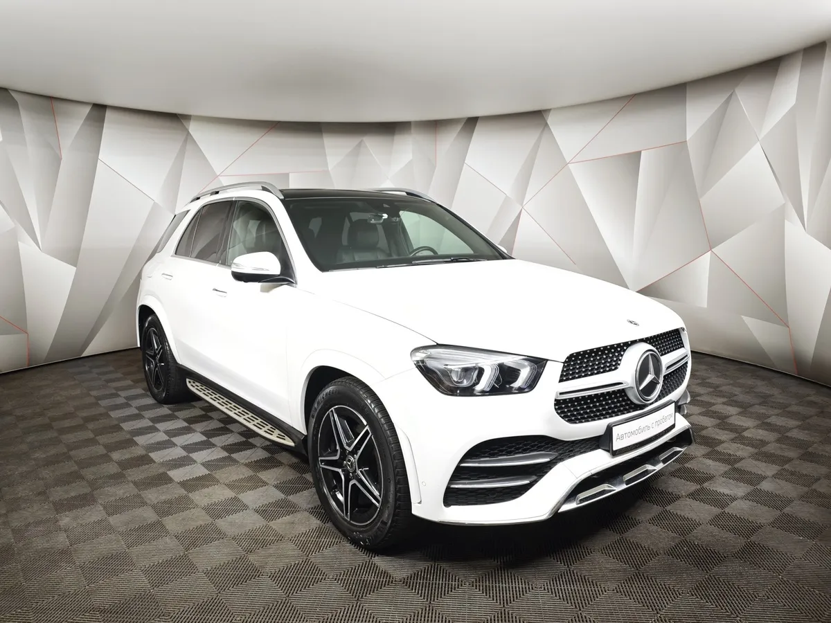 Mercedes-Benz GLE 300 d 4MATIC 9G-TRONIC (245 л.с.) Sport Plus Белый в АВИЛОН. Слайд №3