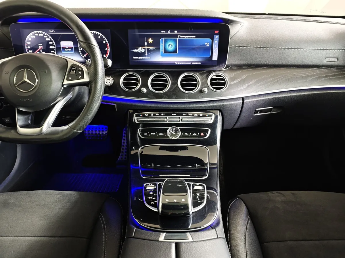 Mercedes-Benz E-Класс E 300 9G-TRONIC (245 л.с.) Sport Plus Белый в АВИЛОН. Слайд №14