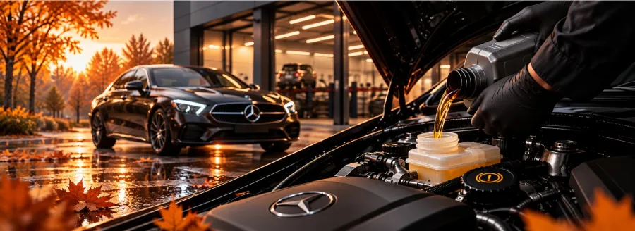 Бесплатная замена тормозной жидкости Mercedes-Benz