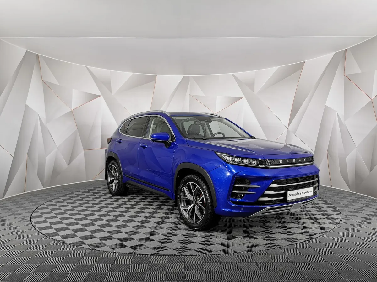 EXEED LX 1.6T 7DCT 4WD (150 л.с.) Premium Синий в АВИЛОН. Слайд №3