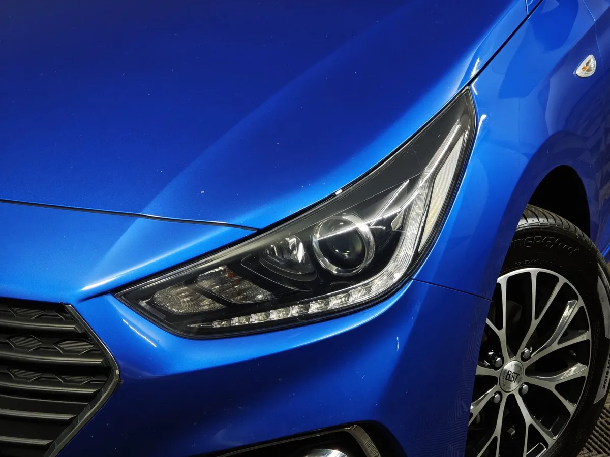 Hyundai Solaris 1.6 AT (123 л.с.) Active Plus Синий в АВИЛОН. Слайд №9