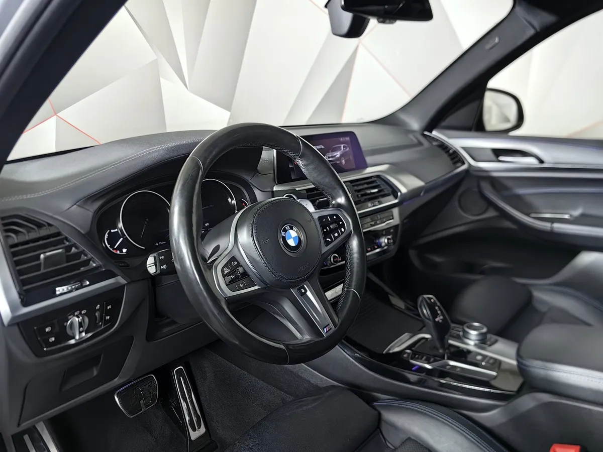 BMW X3 xDrive20d AT (190 л.с.) M Sport Серебристый в АВИЛОН. Слайд №12