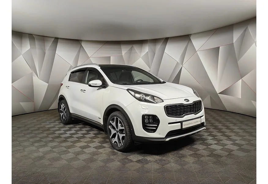 Kia Sportage 1.6 DCT 4WD (177 л.с.) GT Line Белый в АВИЛОН. Слайд №3