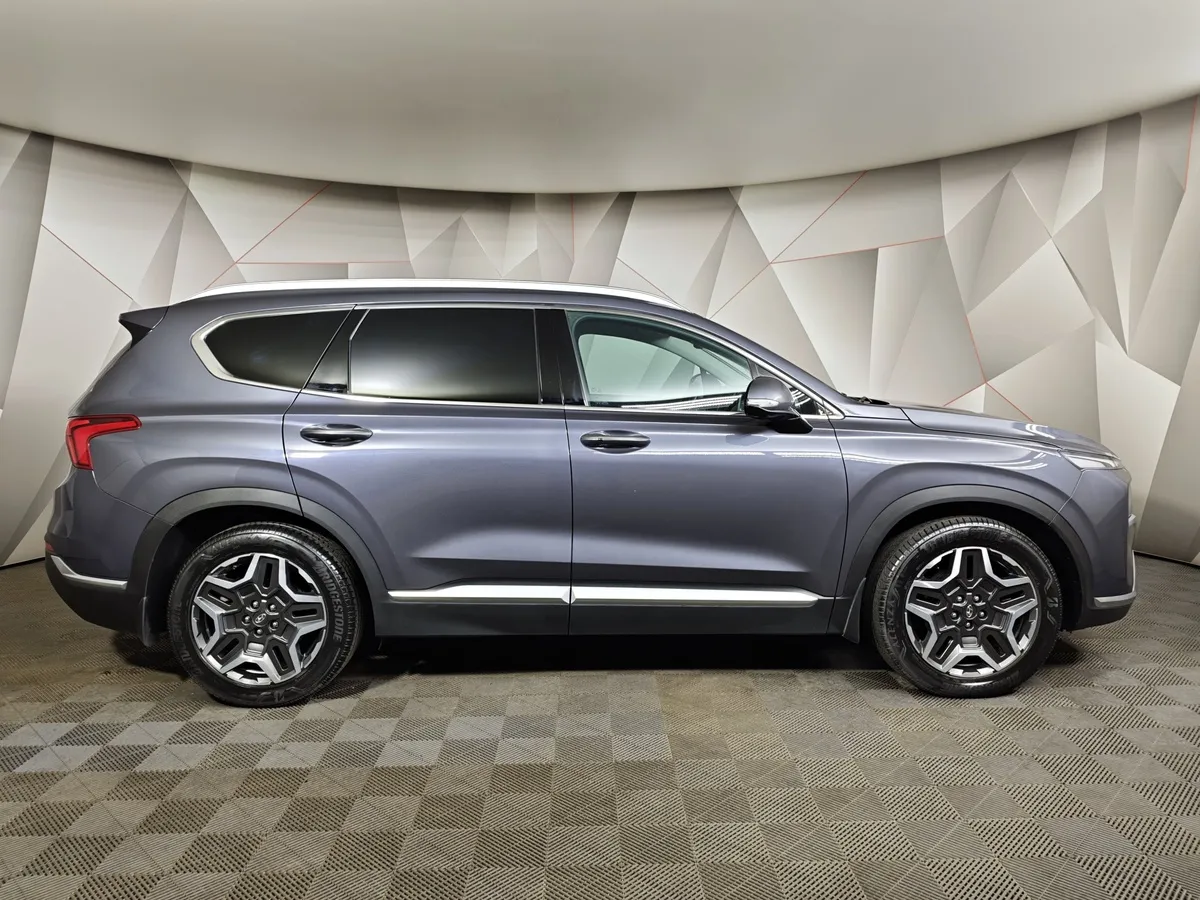 Hyundai Santa Fe 3.5 AWD 8AT (249 л.с.) High-Tech Exclusive (7 мест) Синий в АВИЛОН. Слайд №6