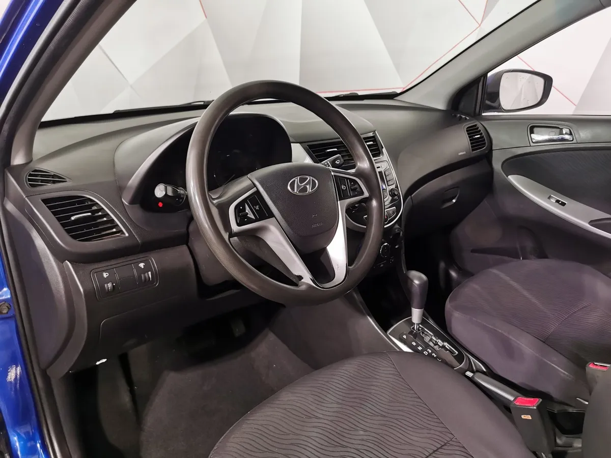 Hyundai Solaris 1.6 AT (123 л.с.) Optima Синий в АВИЛОН. Слайд №17
