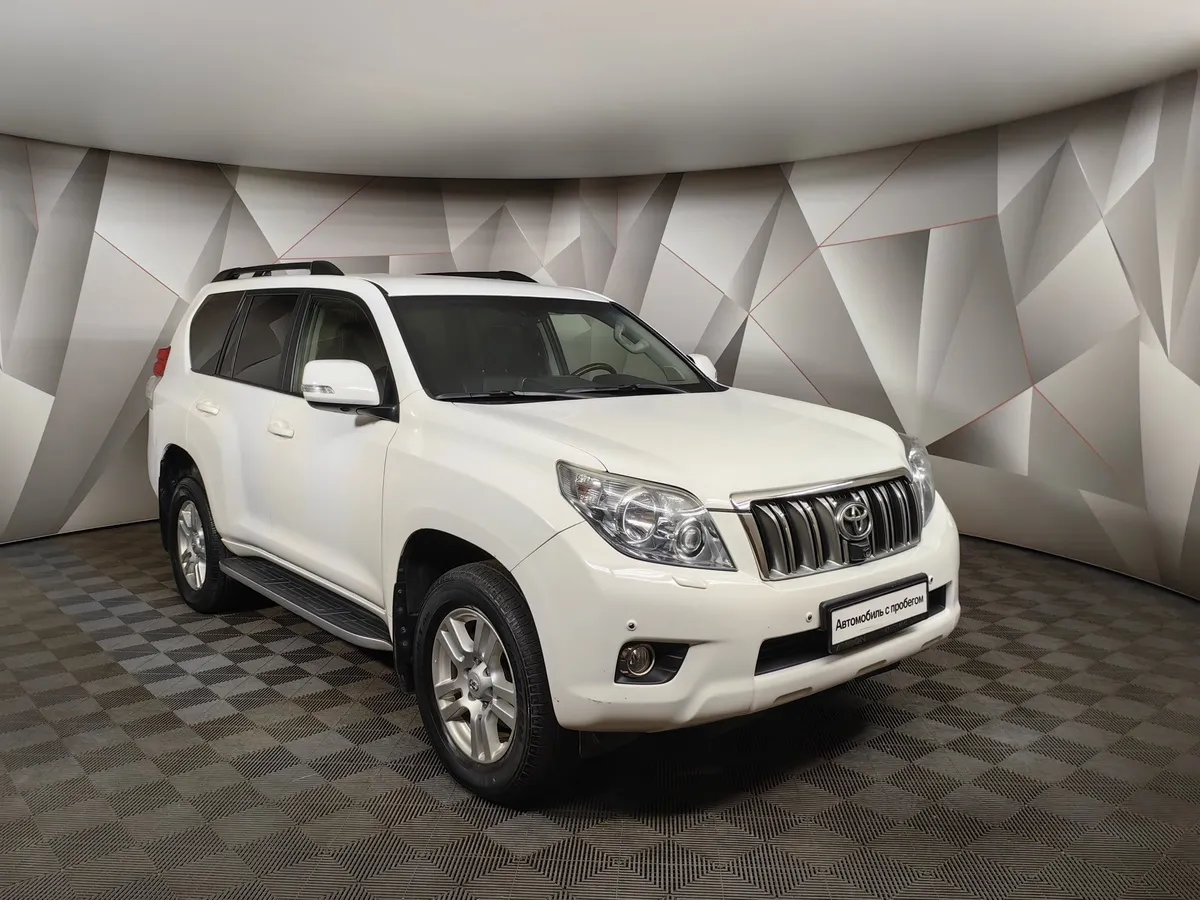 Toyota Land Cruiser Prado 3.0 D AT 4WD (5 мест) (173 л.с.) Белый в АВИЛОН. Слайд №3