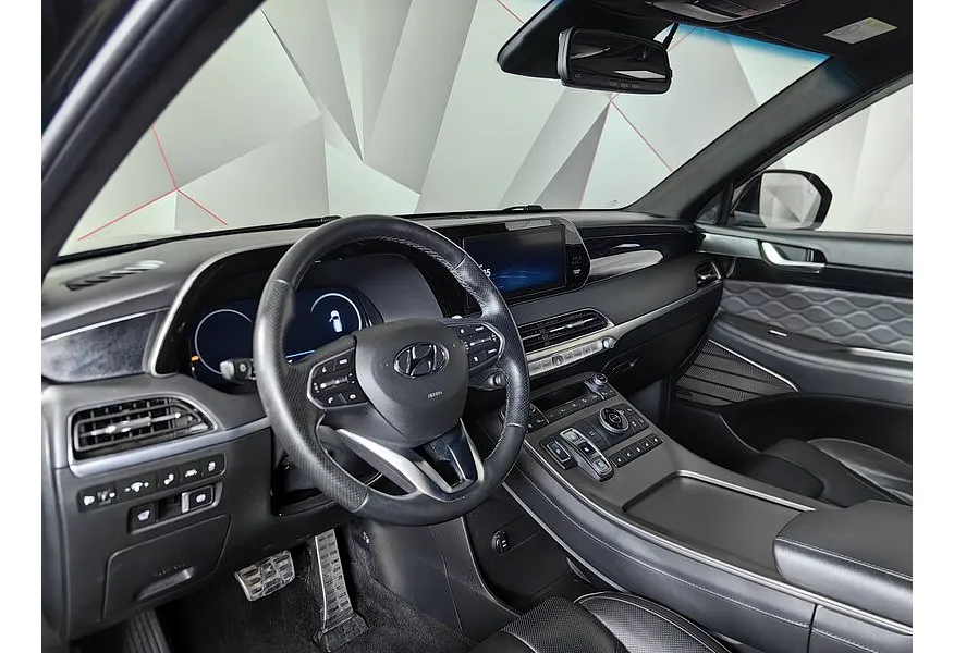 Hyundai Palisade 2.2 - 8AT CRDi (200 л.с.) 7 мест Prestige Черный в АВИЛОН. Слайд №19