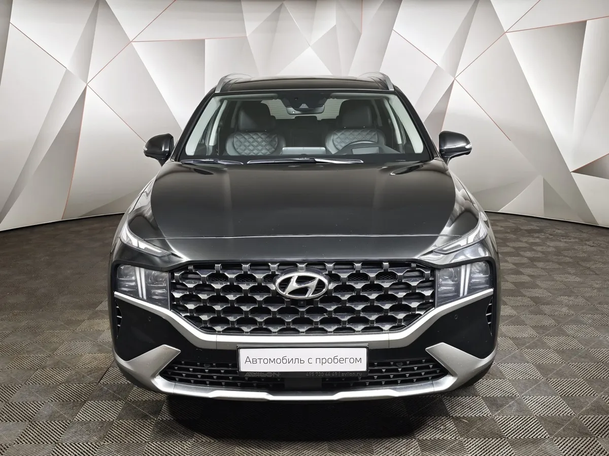 Hyundai Santa Fe 3.5 AWD 8AT (249 л.с.) High-Tech Черный в АВИЛОН. Слайд №7