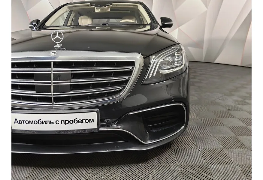 Mercedes-Benz S-Класс S 63 AMG 9G-Tronic 4Matic+ длинная база (612 л.с.) Черный в АВИЛОН. Слайд №10