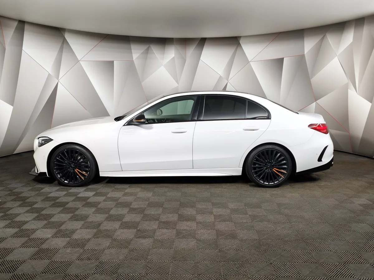 Mercedes-Benz C-Класс C 200 4MATIC (197 л.с.) Sport Белый в АВИЛОН. Слайд №5