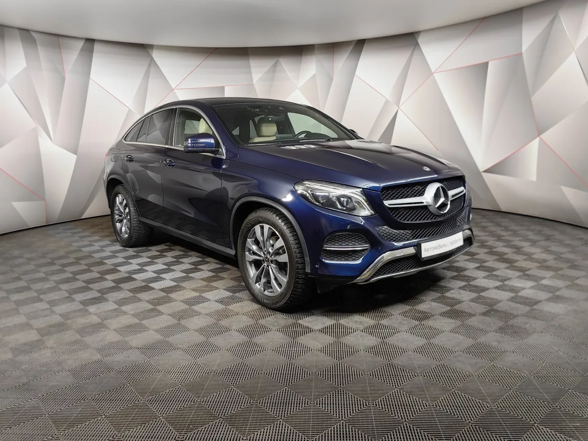 Mercedes-Benz GLE Купе 350 d 4MATIC 9G-TRONIC (249 л.с.) Особая серия Синий в АВИЛОН. Слайд №3