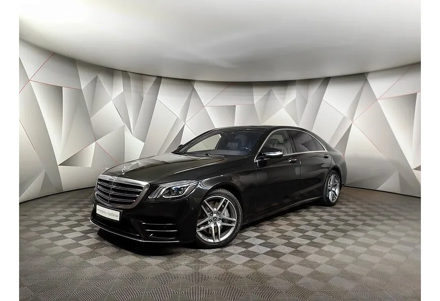 Mercedes-Benz S-Класс S 350 d 9G-Tronic 4Matic длинная база (249 л.с.) Черный в АВИЛОН. Слайд №1