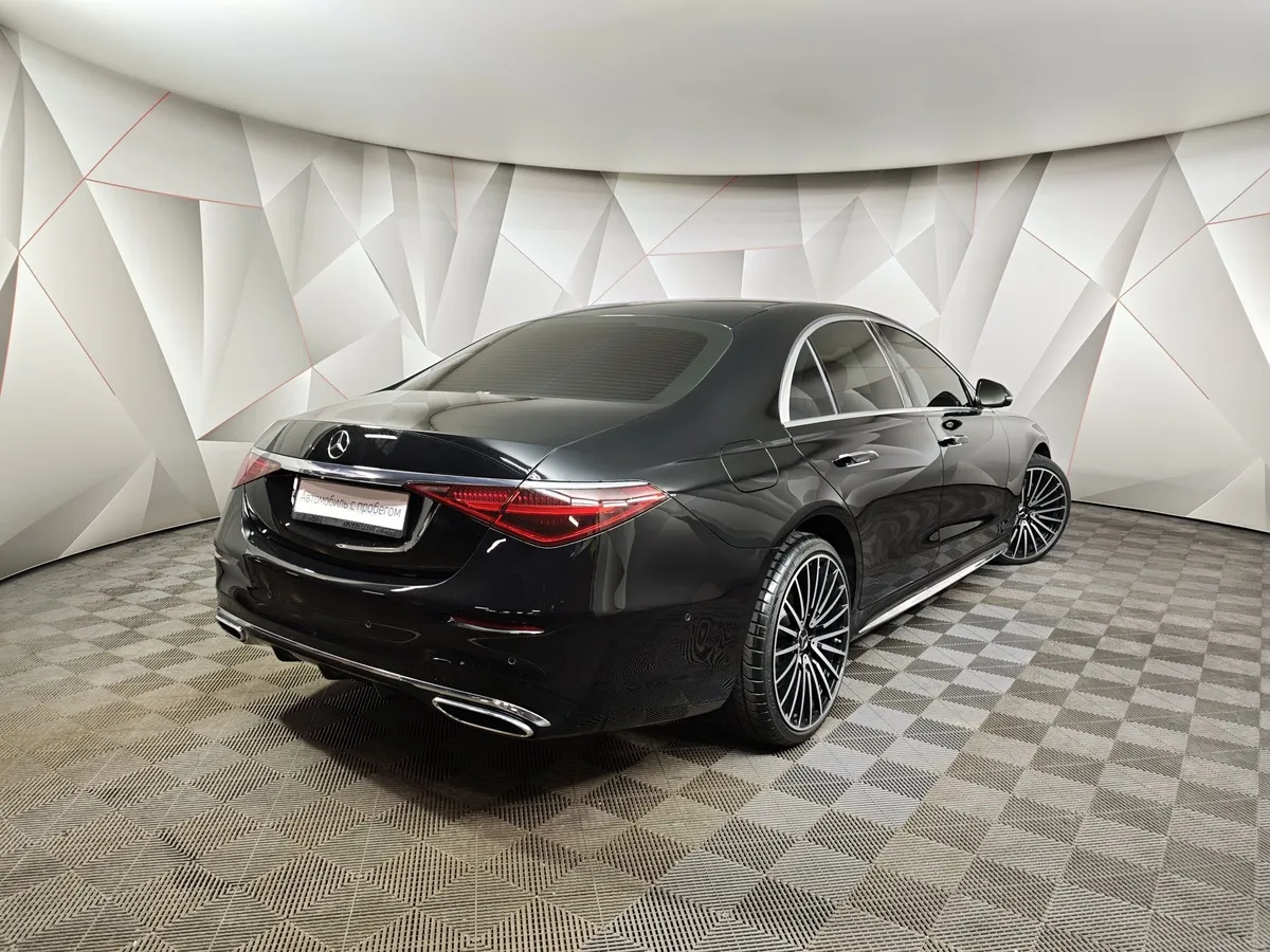 Mercedes-Benz S-Класс S 400 d 9G-Tronic 4Matic (330 л.с.) Premium Черный в АВИЛОН. Слайд №2
