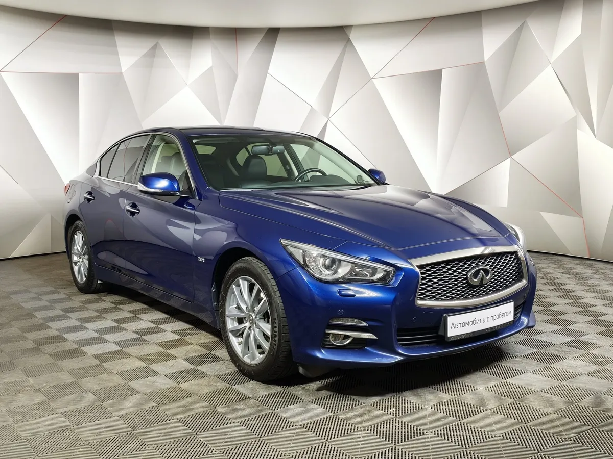 Infiniti Q50 2.0 T AT (211 л.с.) Синий в АВИЛОН. Слайд №3