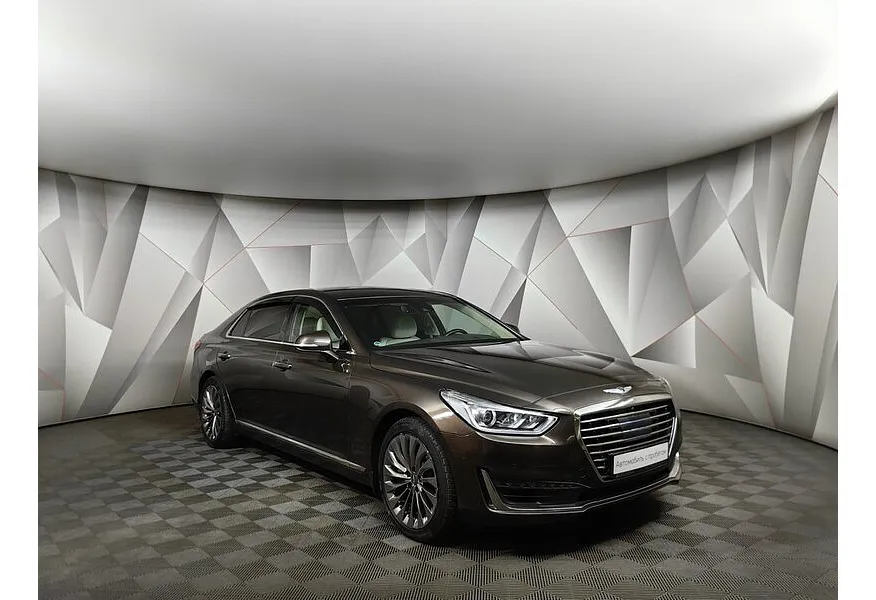 Genesis G90 3.3 T-GDI AT AWD (5 мест) (370 л.с.) Prestige Коричневый в АВИЛОН. Слайд №3