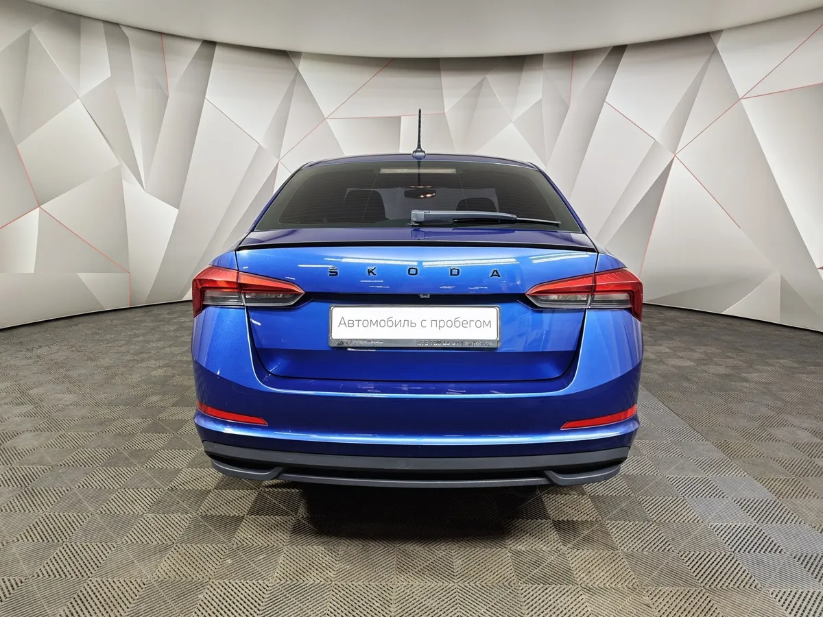 Skoda Rapid 1.6 AT (110 л.с.) Синий в АВИЛОН. Слайд №8