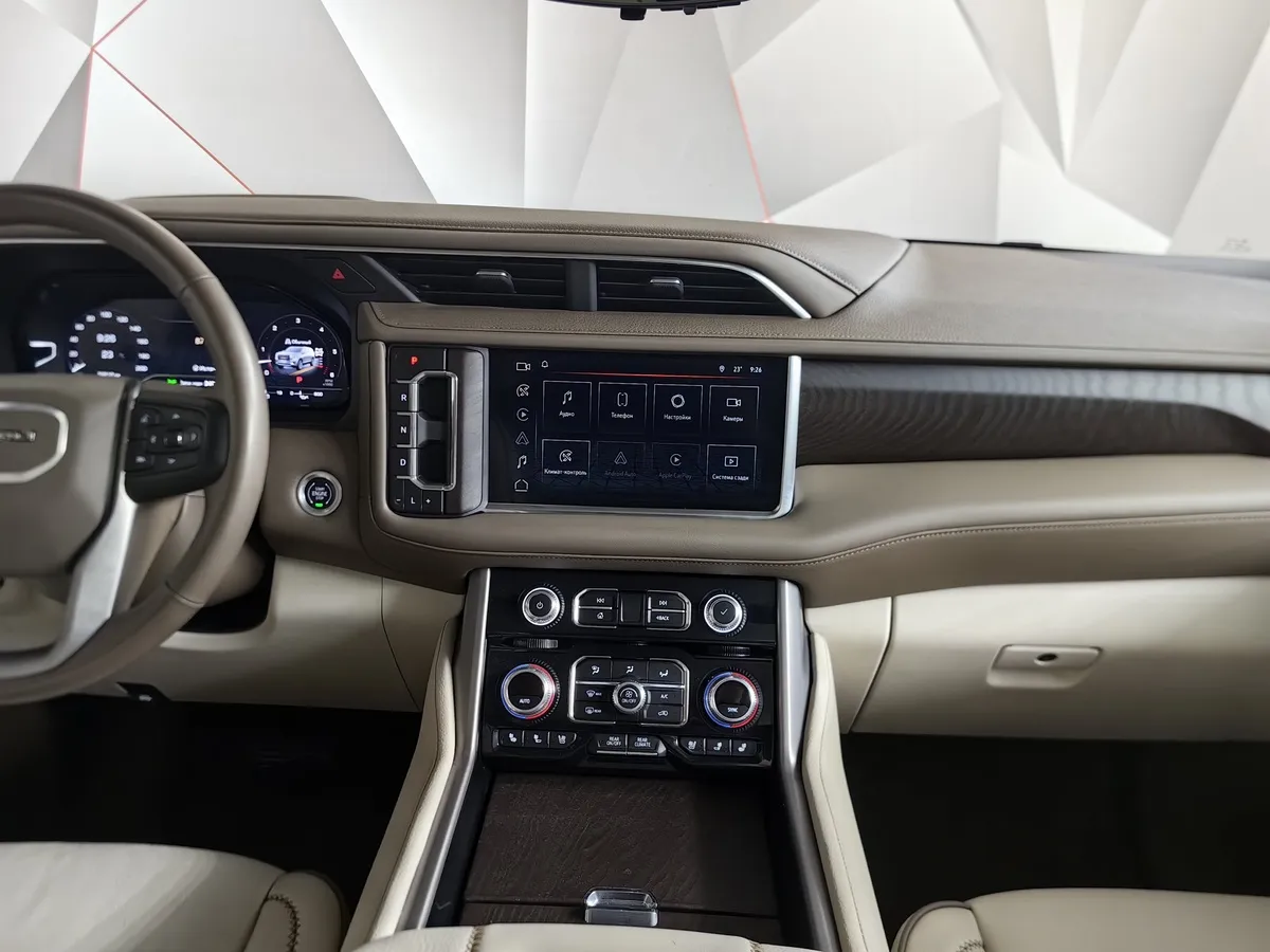 GMC Yukon 6.2 AT 4WD (420 л.с.) Черный в АВИЛОН. Слайд №15