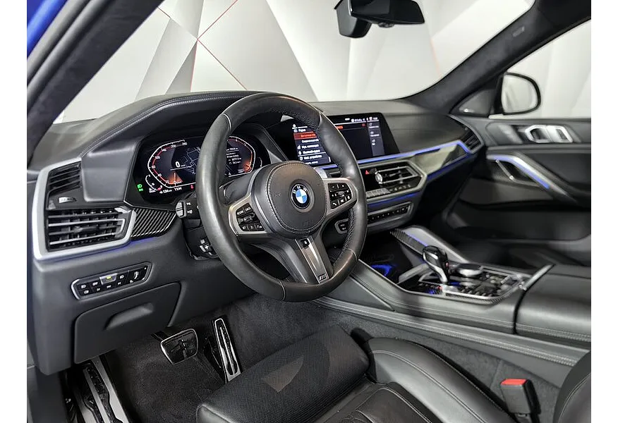 BMW X6 3.0 AT xDrive30d (249 л.с.) M Sport Pro Синий в АВИЛОН. Слайд №12